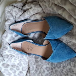 Franco Sarto Blue 2.5 " heel. JUST REDUCED 50% FINAL SALE!!!